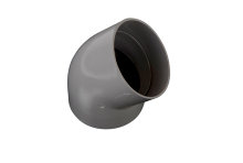 Rodena PVC bøjning 45 gr. grå